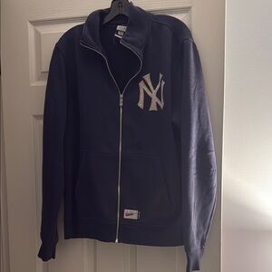 Nike Navy NY Yankees Zip-Up Jacket